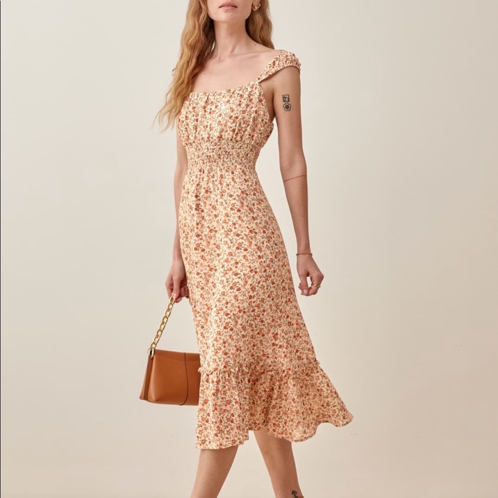 REFORMATION Sunstone Dress in Fairy — Size 4